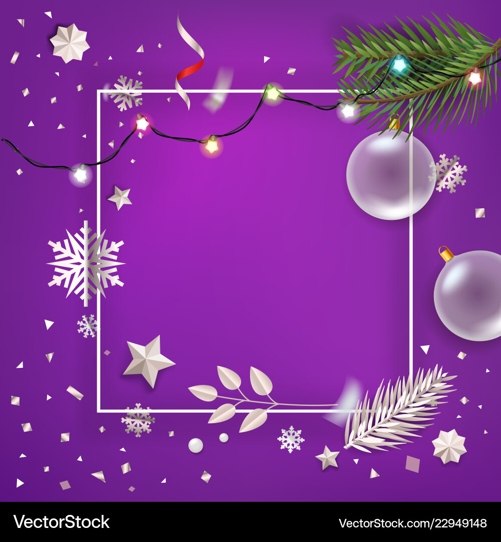 Merry christmas and happy new year greetings Merry christmas and happy new year greetings vector image