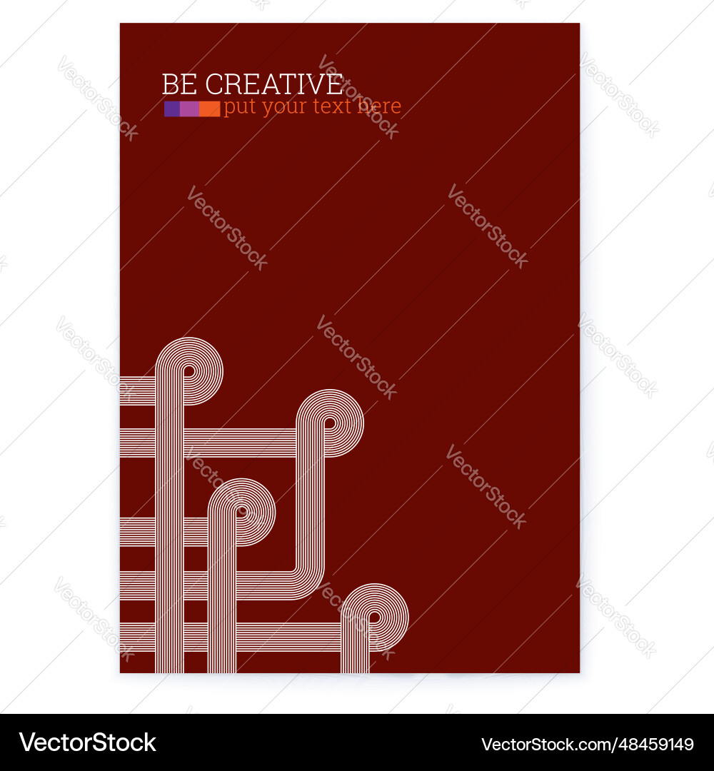 Abstract pattern with bended pipeline look Abstract pattern with bended pipeline look vector image