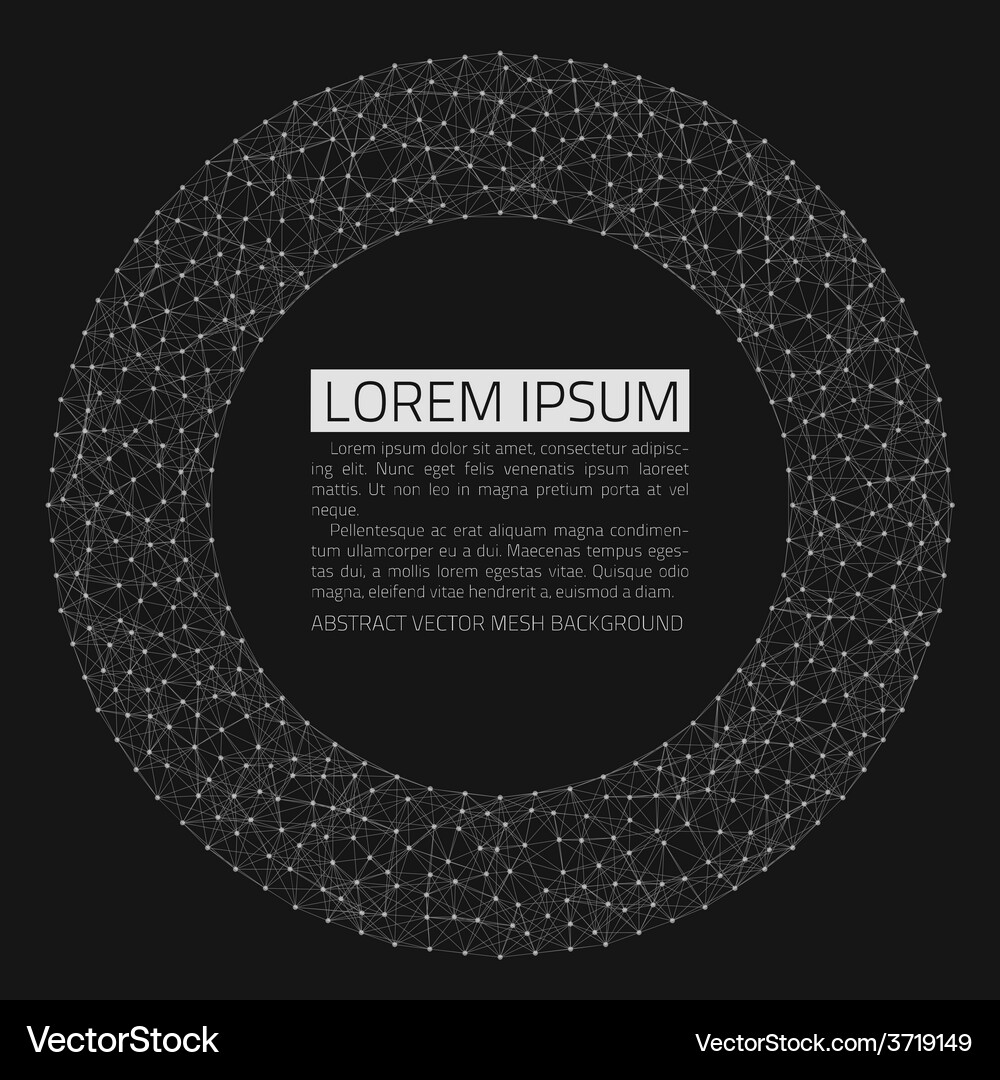 Dynamic Mesh Background Vector Image