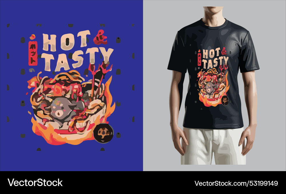 Split layout featuring a graphic design Vector Image