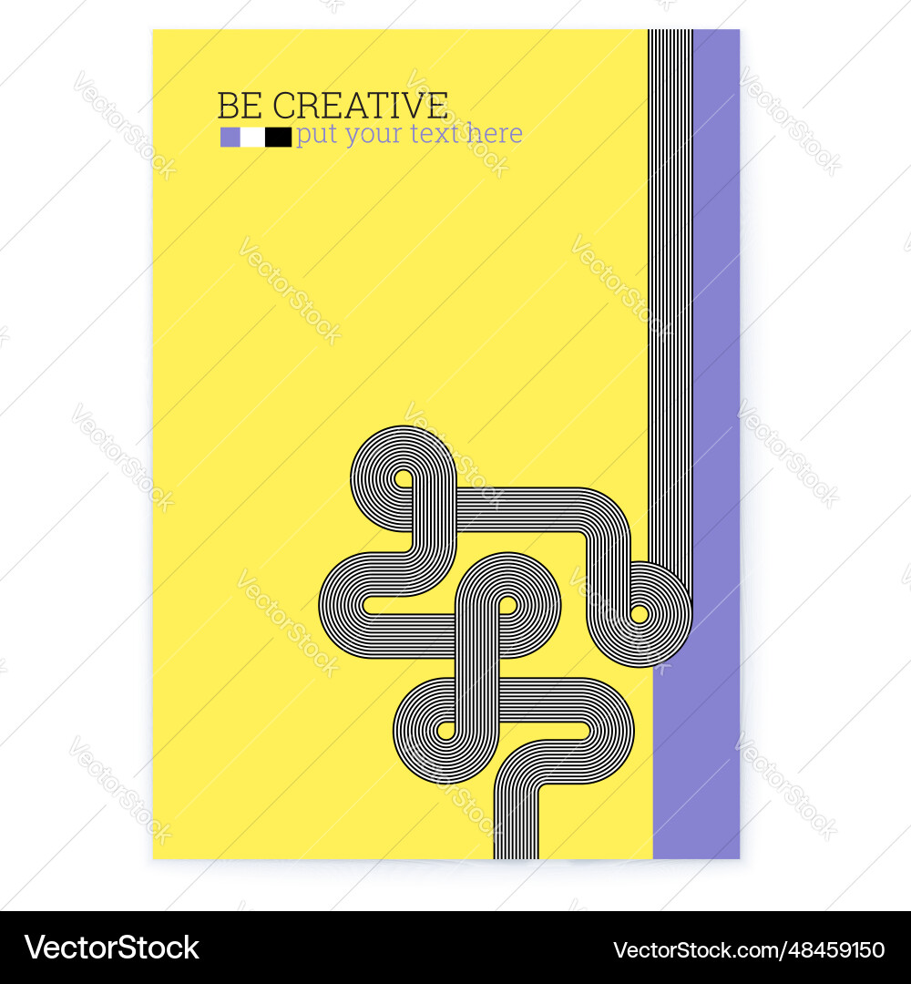 Abstract pattern with bended pipeline strips blue Abstract pattern with bended pipeline strips blue vector image
