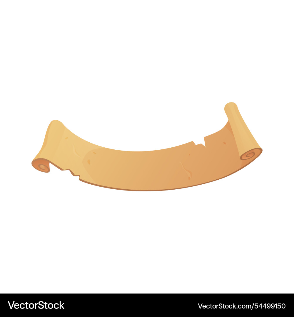 Ancient scroll with empty Ancient scroll with empty vector image