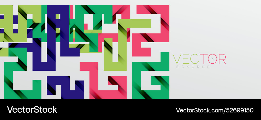 Color bend lines with shadow texture effect Vector Image