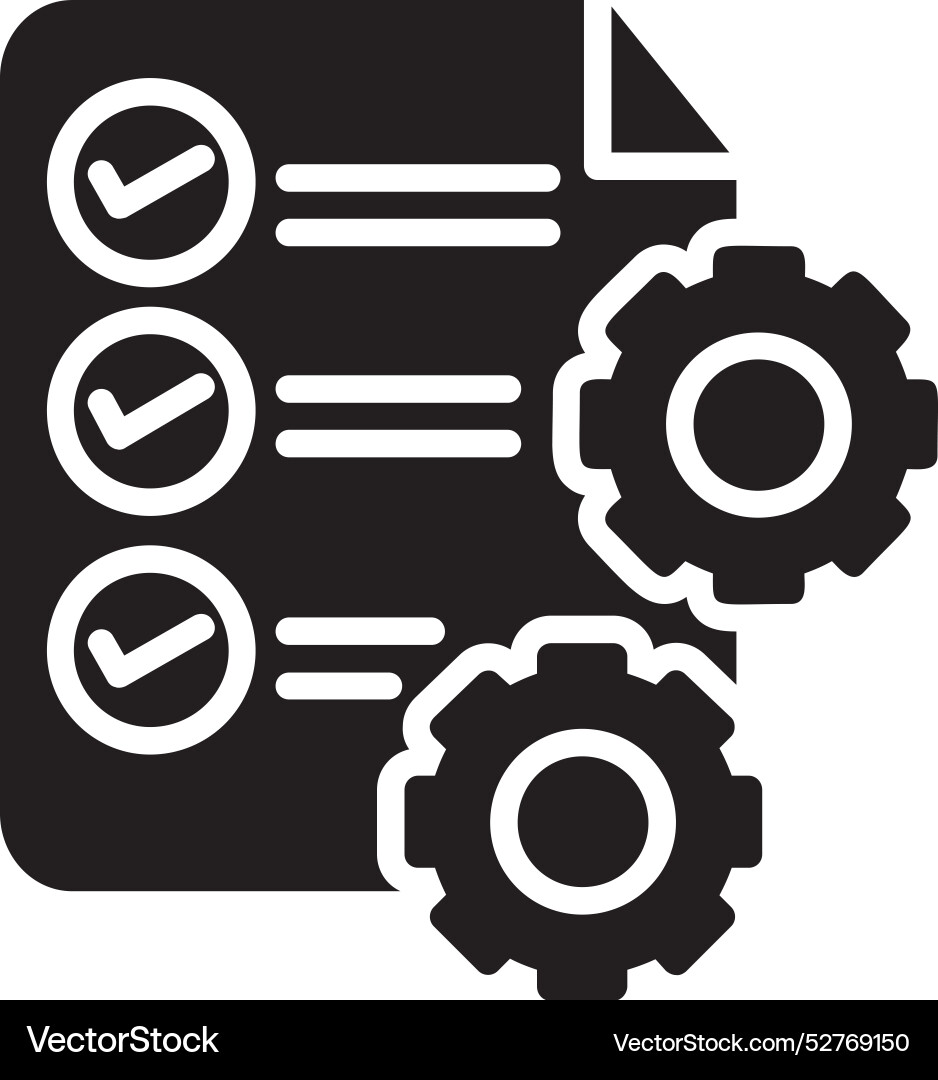 Data processing icon design vector image