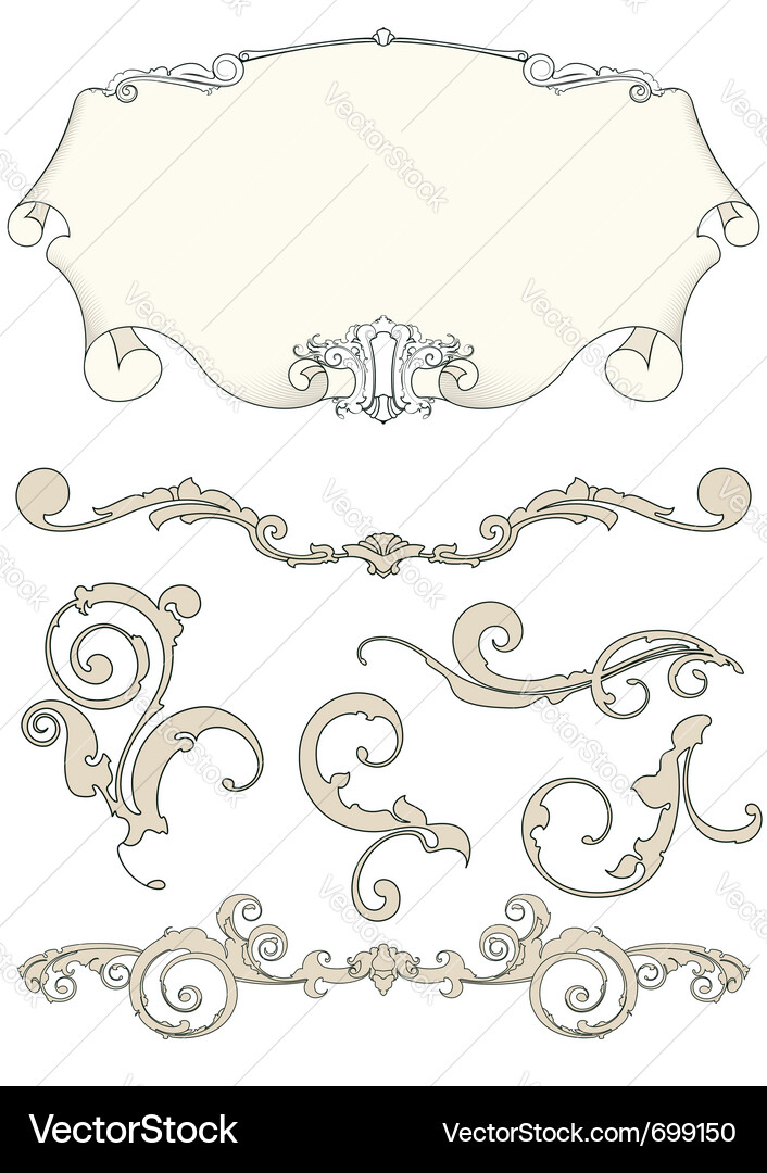 Design elements Vector Image