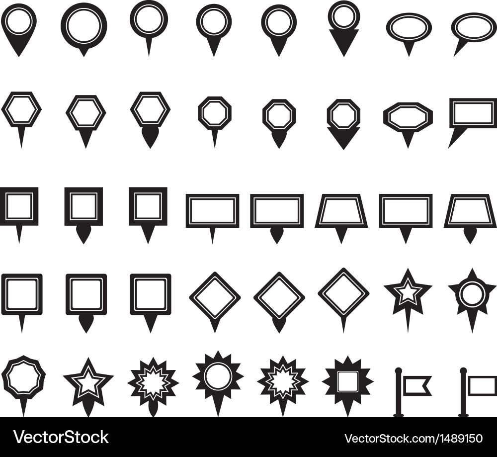 Map pointer Vector Image