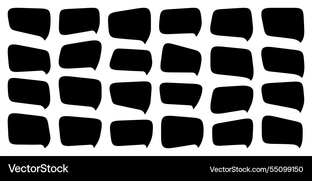 Speech text chat balloon talk cloud dialog box vector image