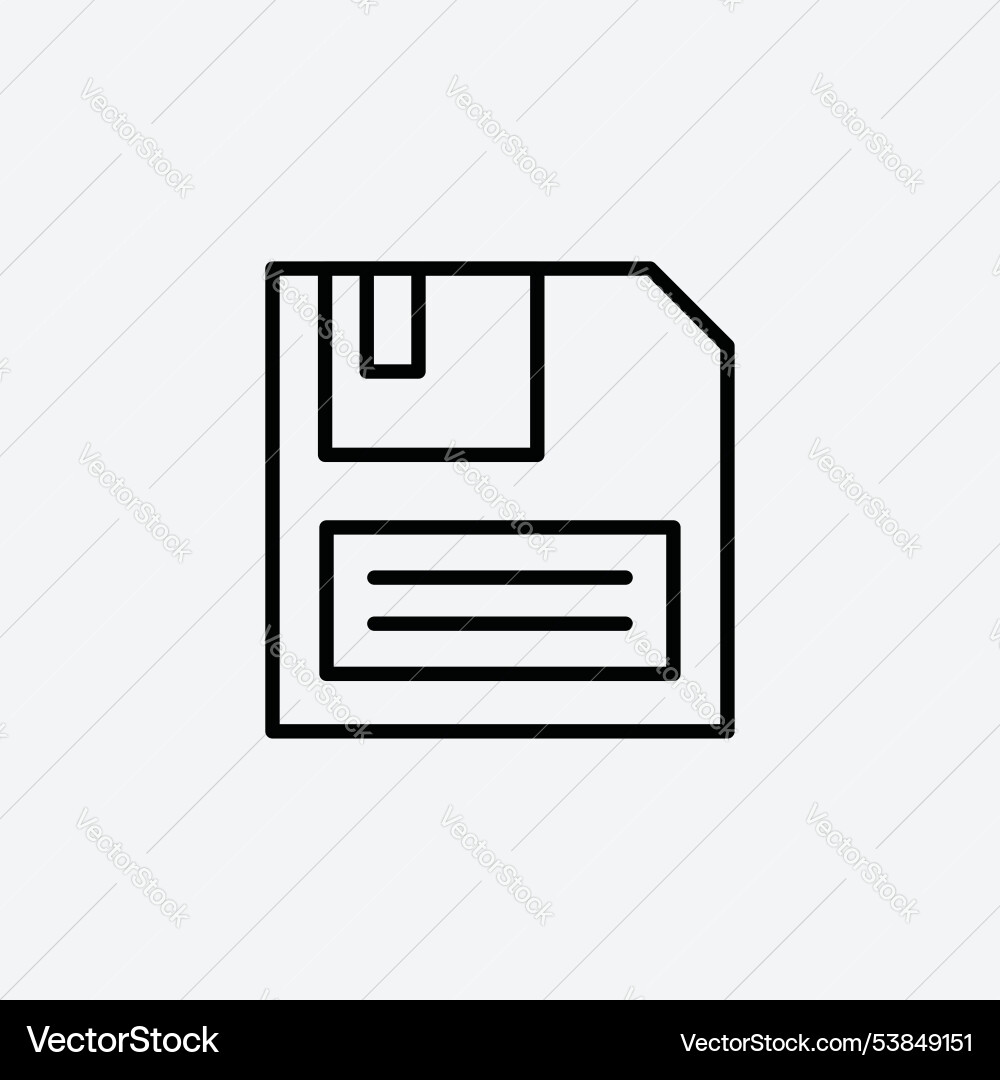 Floppy disk icon set Floppy disk icon set vector image