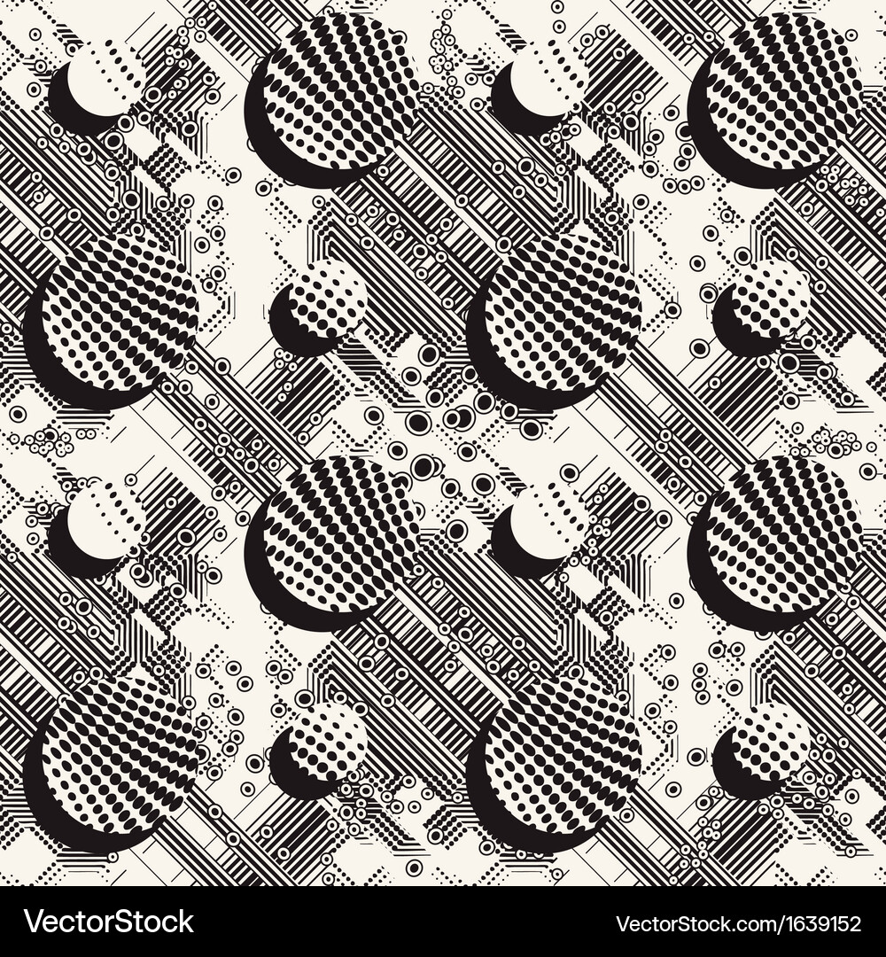 Geometric Network Pattern Vector Image