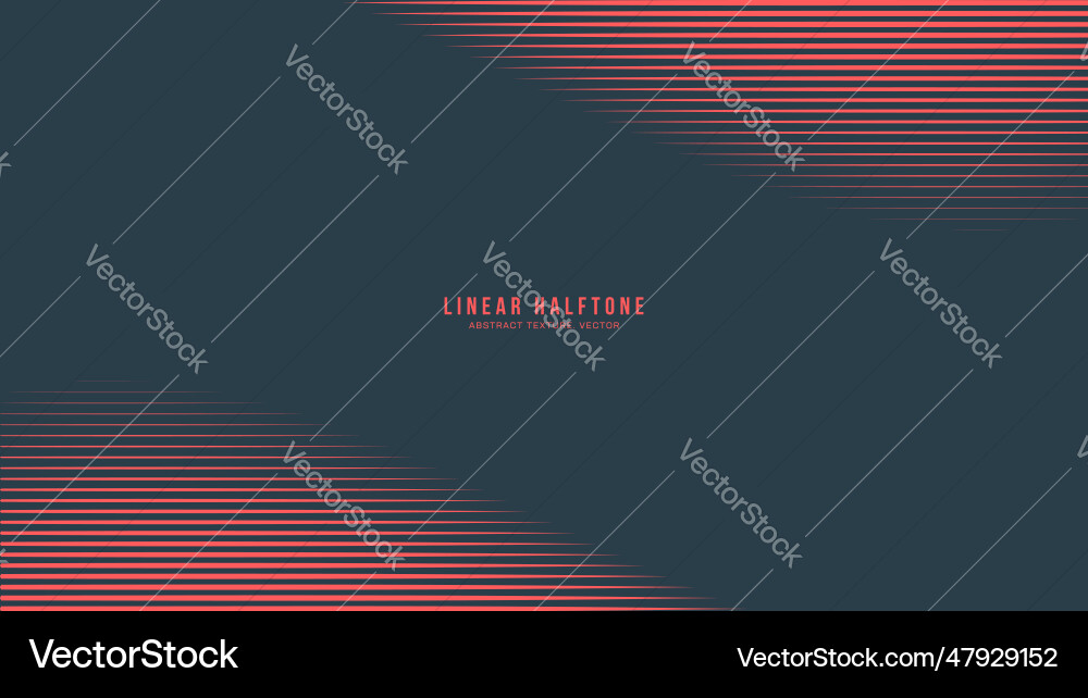 Linear halftone pattern twisted frame red black Linear halftone pattern twisted frame red black vector image