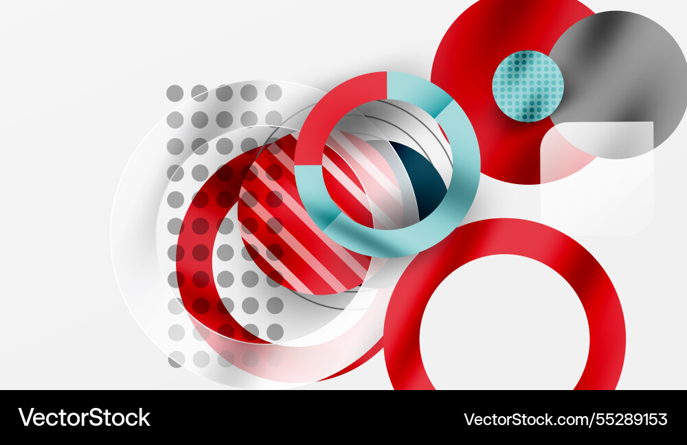 Abstract circle design with overlapping Abstract circle design with overlapping vector image