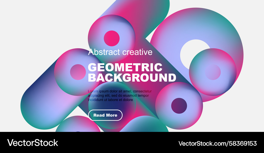 Dynamic Geometric Overlap Vector Image
