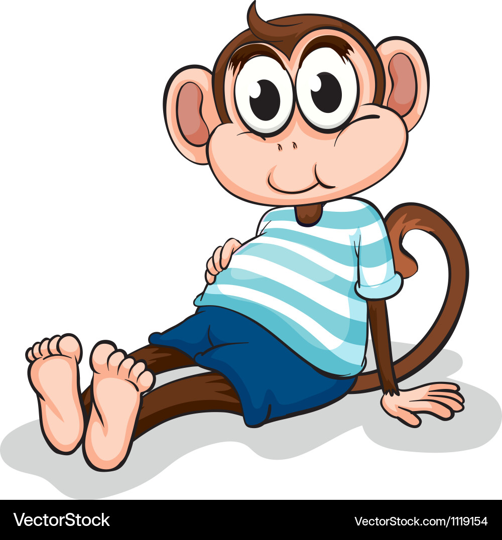 A monkey Vector Image
