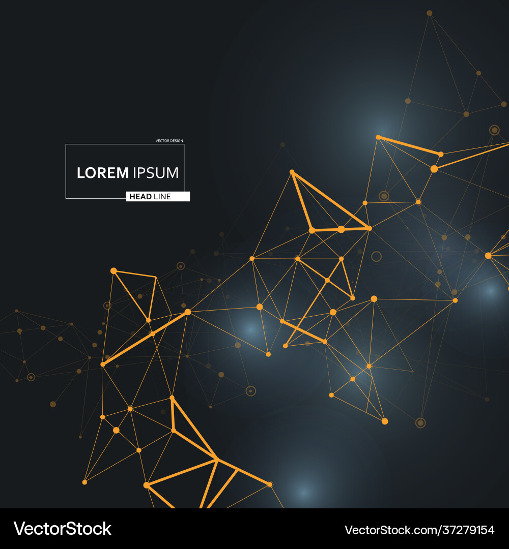 Connect lines in modern style communication Connect lines in modern style communication vector image