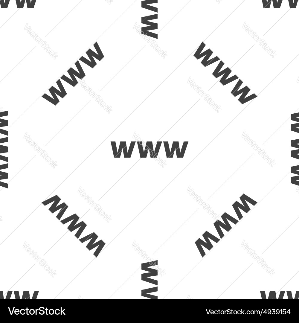 Www pattern Vector Image