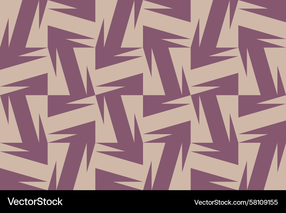 Brown Triangular Pattern Vector Image