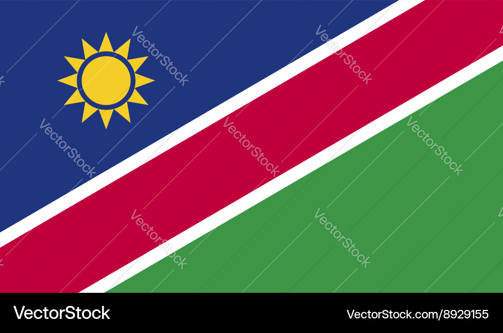 Namibia flag image vector image