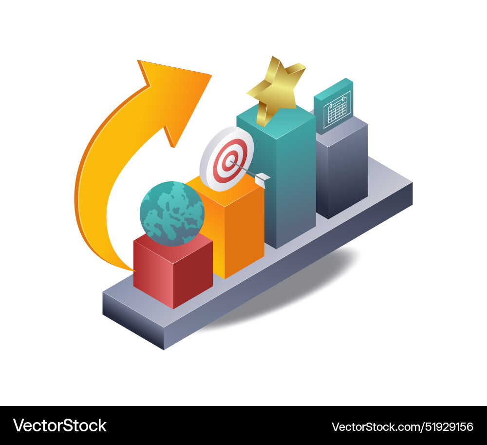 Balancing business development and optimization Vector Image