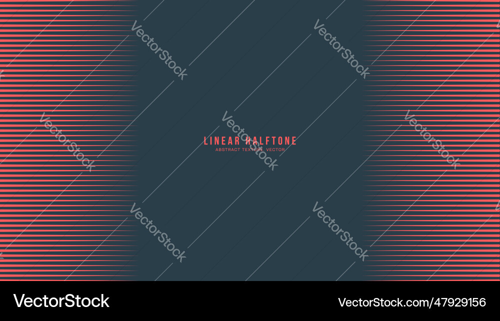 Linear half tone pattern vertical border red Linear half tone pattern vertical border red vector image