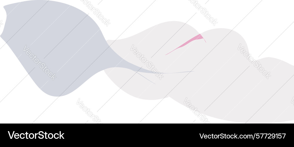 Abstract gentle wavy gradient background design vector image