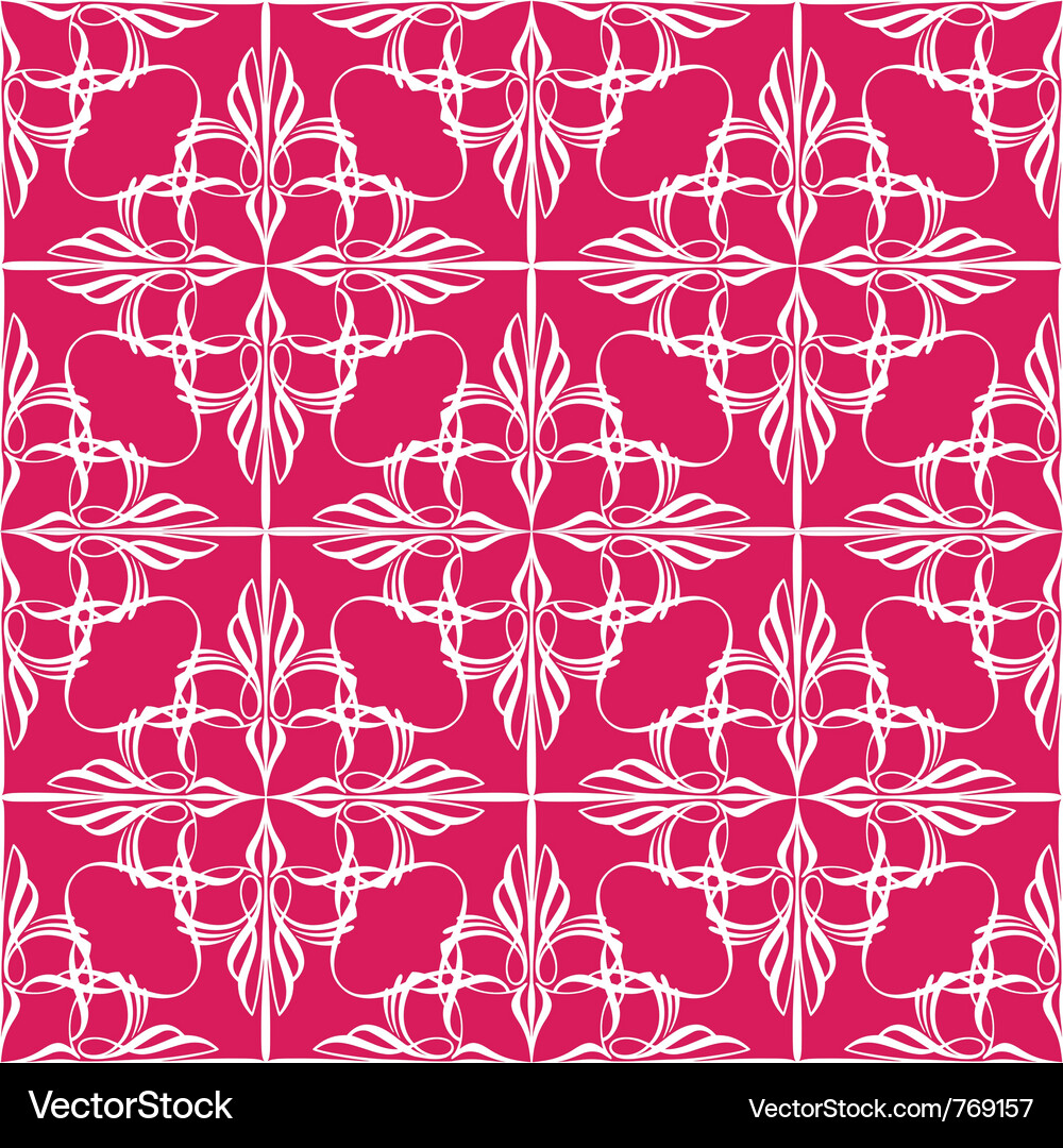 Ornate Scroll Pattern Vector Image