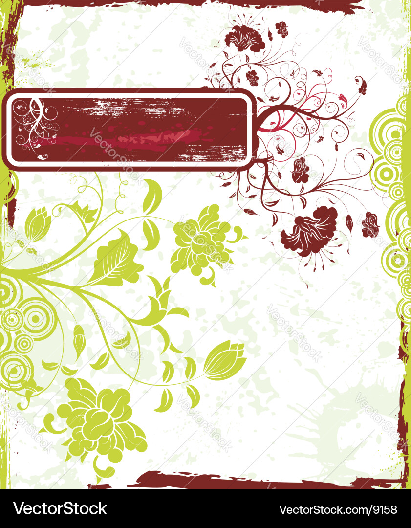 Background flower Royalty Free Vector Image - VectorStock