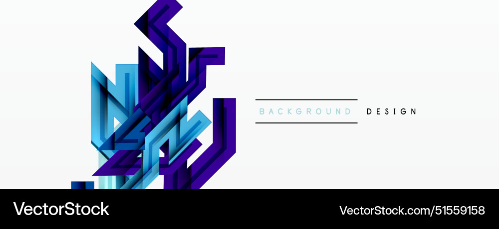 Dynamic lines geometric background Dynamic lines geometric background vector image