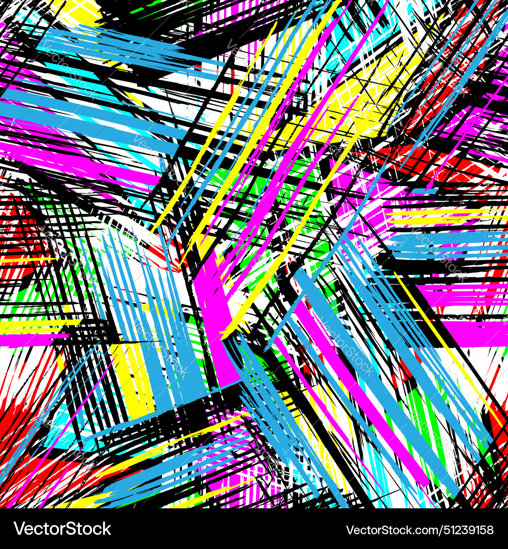 Dynamic Paint Splash Pattern vector image
