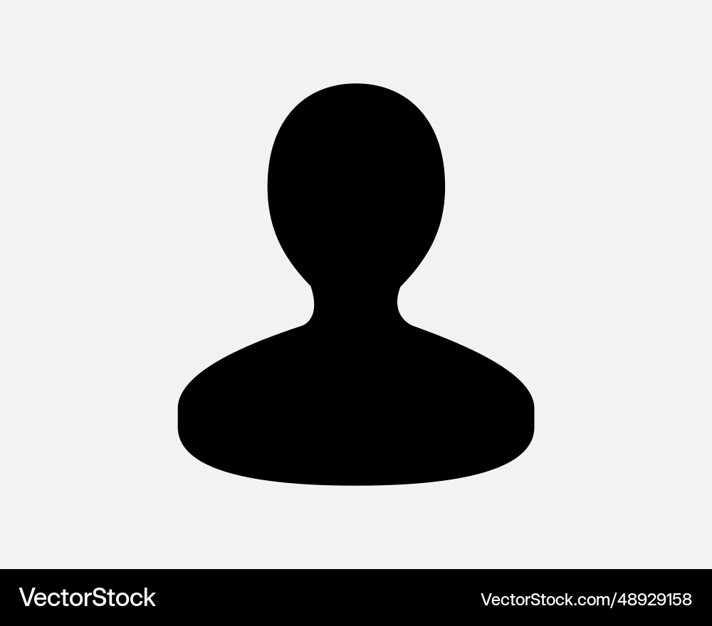 User icon person man member profile avatar head User icon person man member profile avatar head vector image