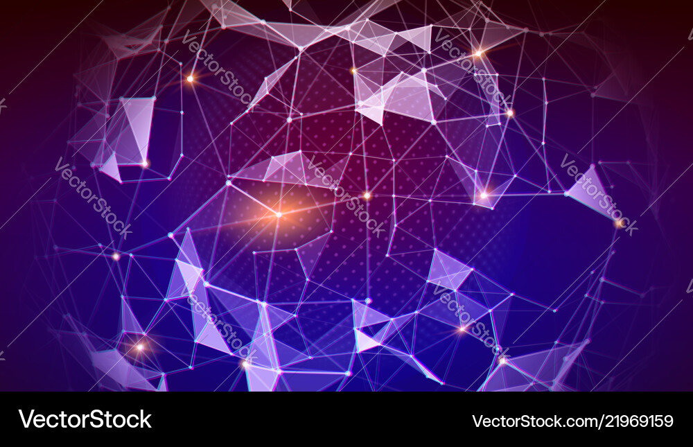 Pattern of plexus global network for finance Pattern of plexus global network for finance vector image