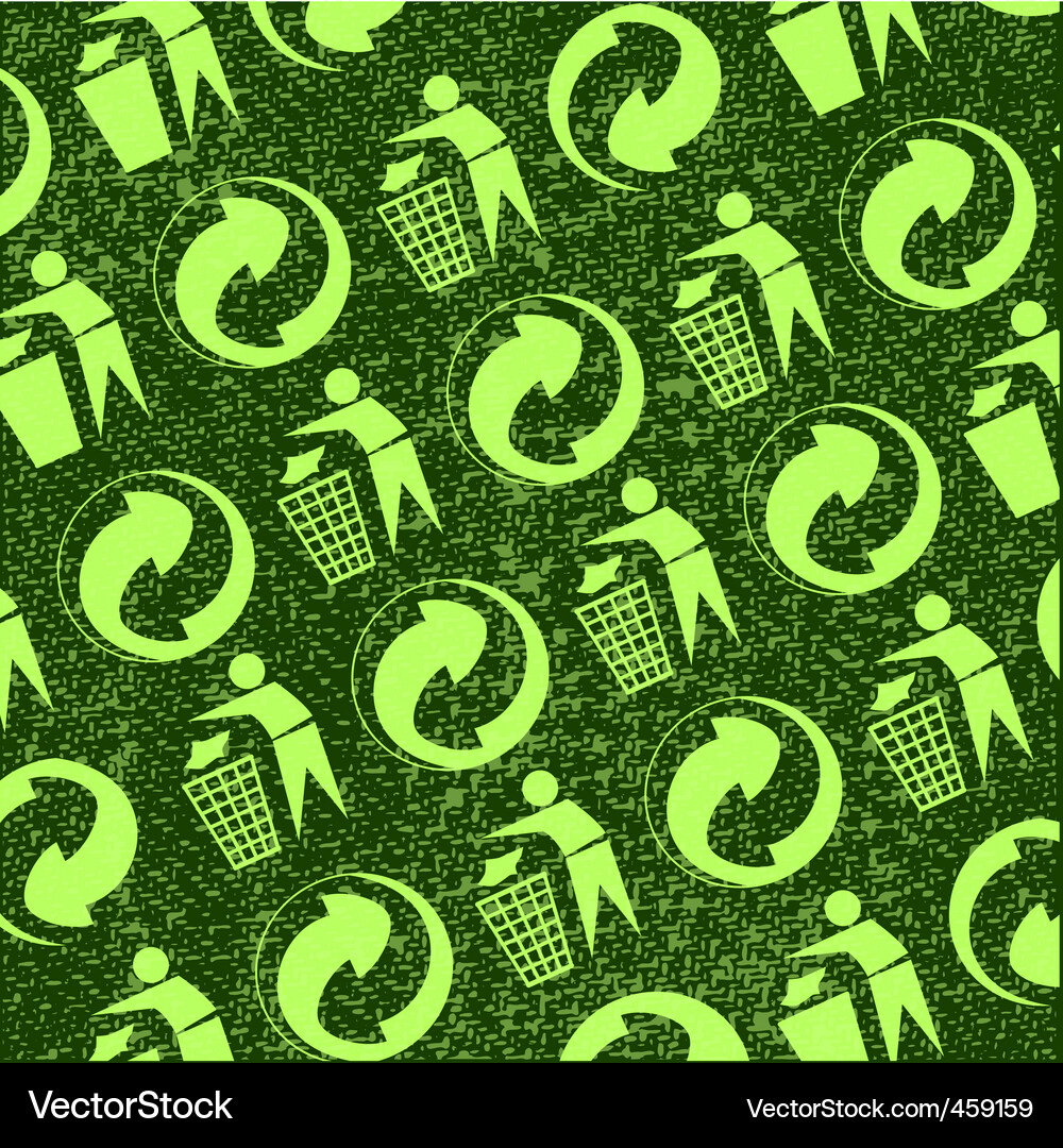 Recycle pattern Vector Image