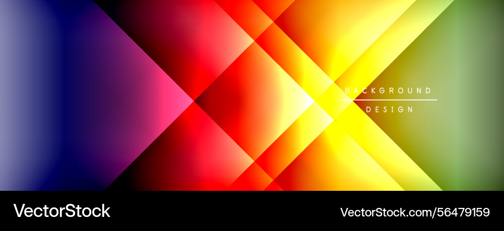 Vibrant abstract background overlapping colorful Vibrant abstract background overlapping colorful vector image