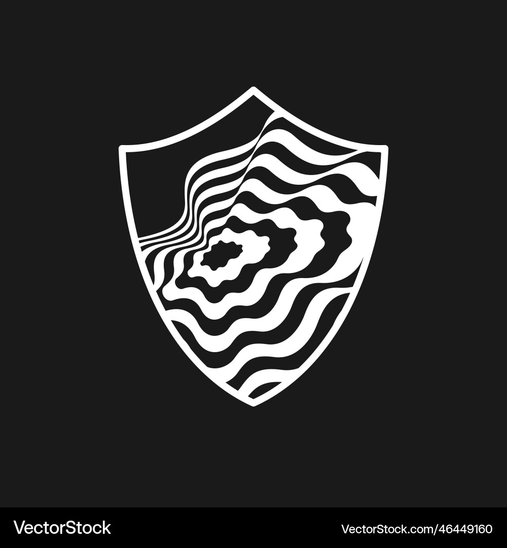 Shield a symbol of protection and reliability vector image