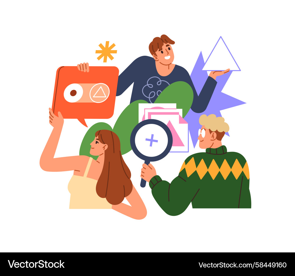 UI/UX Creators - Modern Interface Development Vector Image