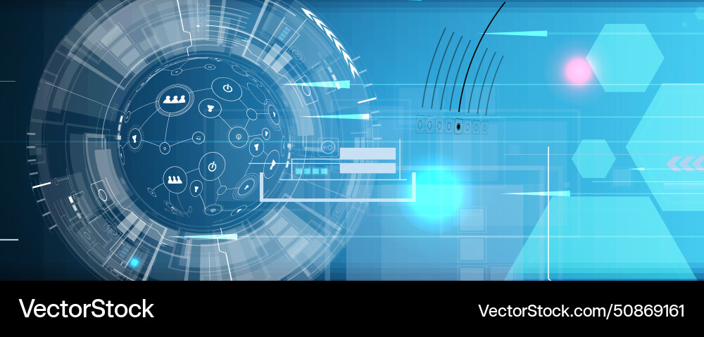 Abstract artificial intelligence cloud computing Abstract artificial intelligence cloud computing vector image
