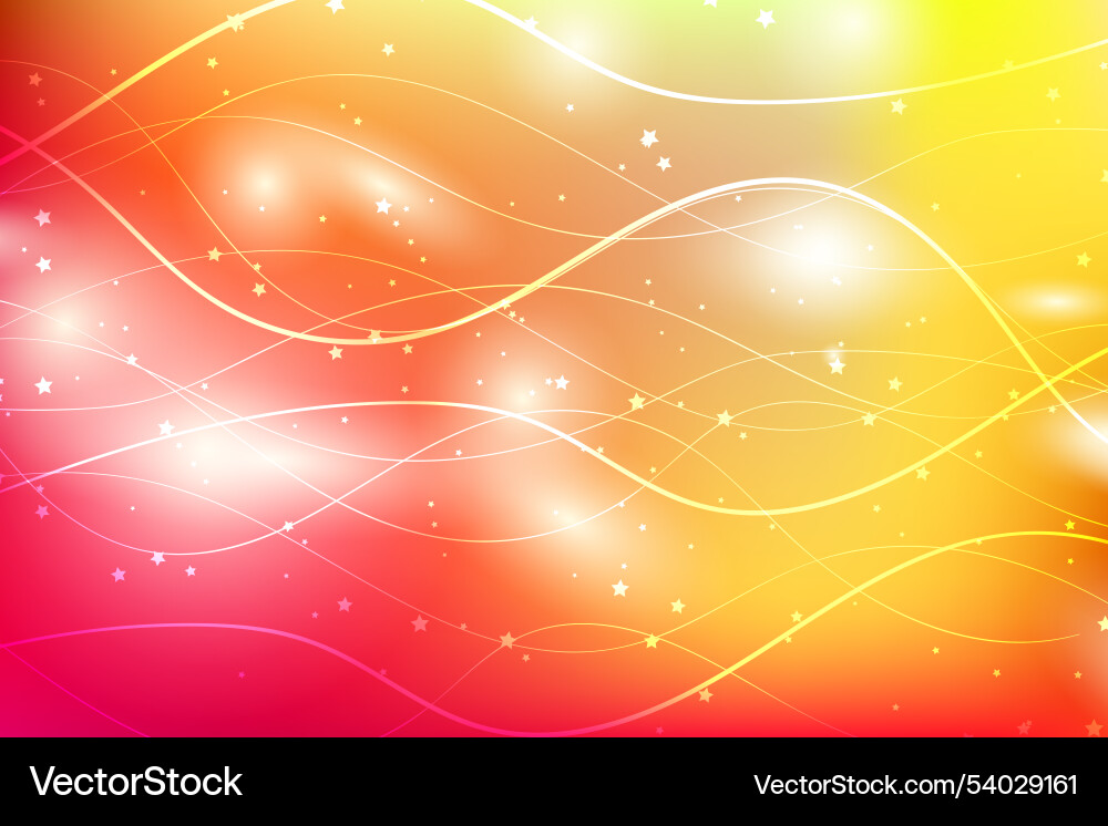 Abstract colorful background with light lines Vector Image