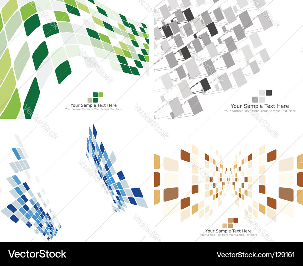 Checked background vector image