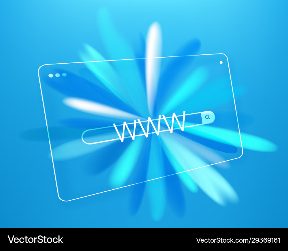 Simple internet browser window with explotion Simple internet browser window with explotion vector image
