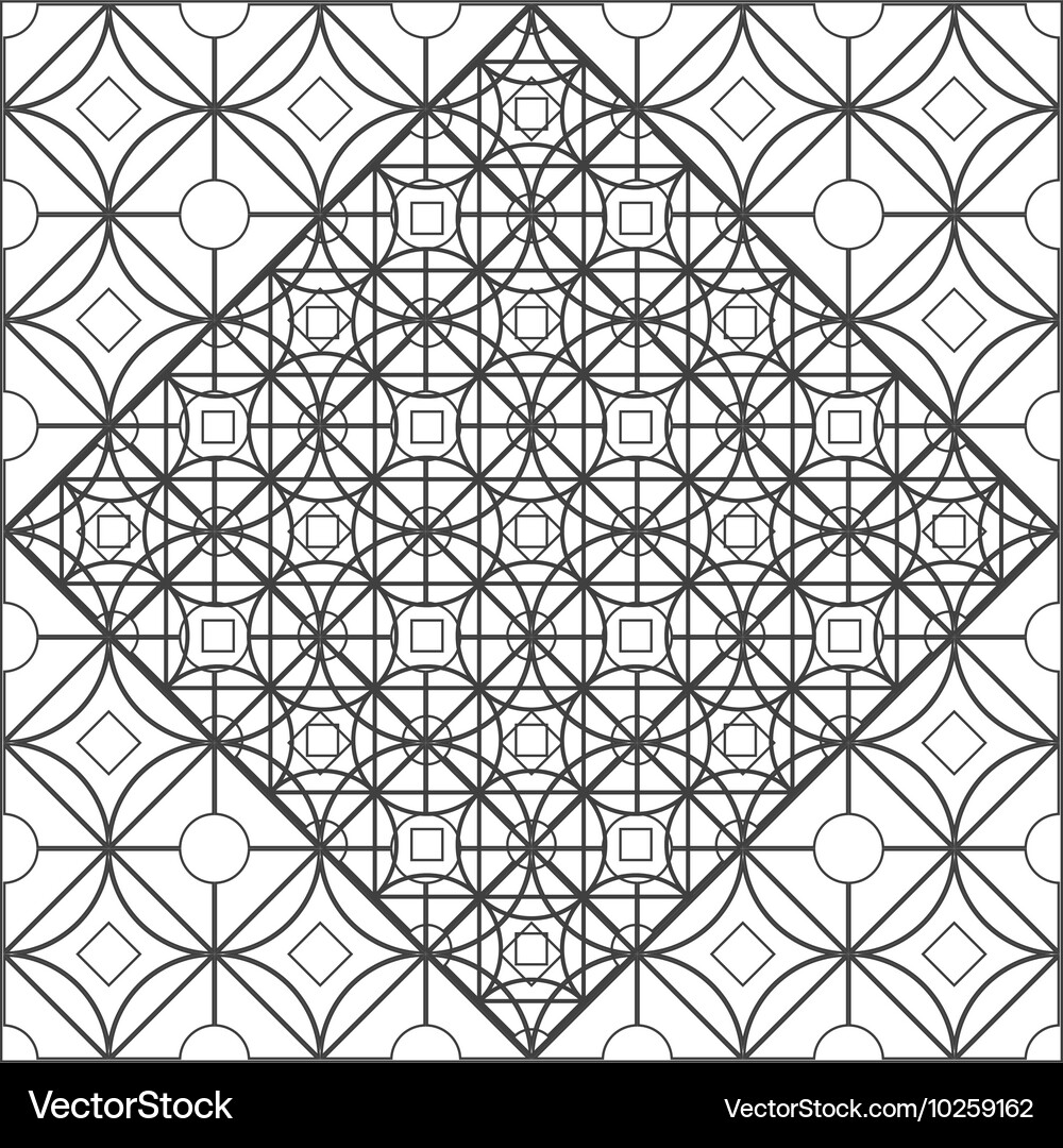 Geometrical circular pattern background Vector Image