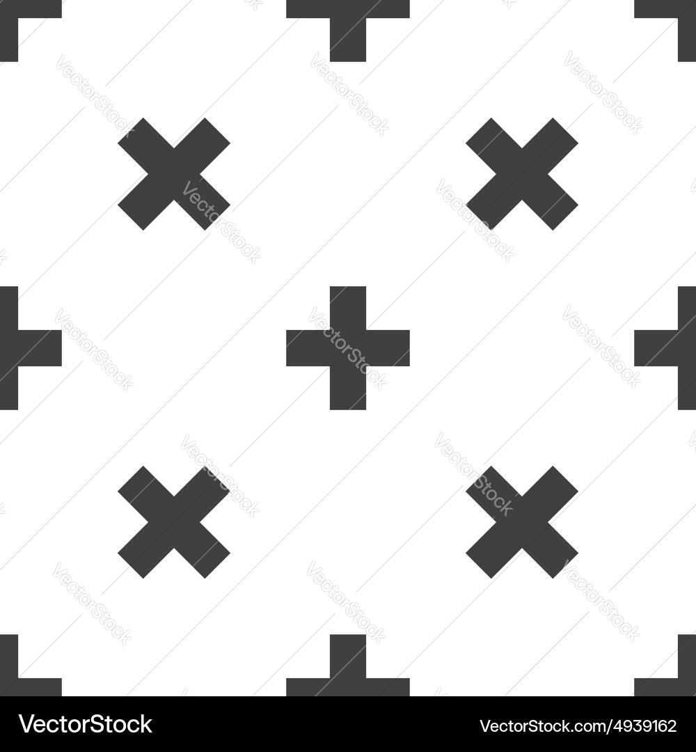 Plus pattern vector image