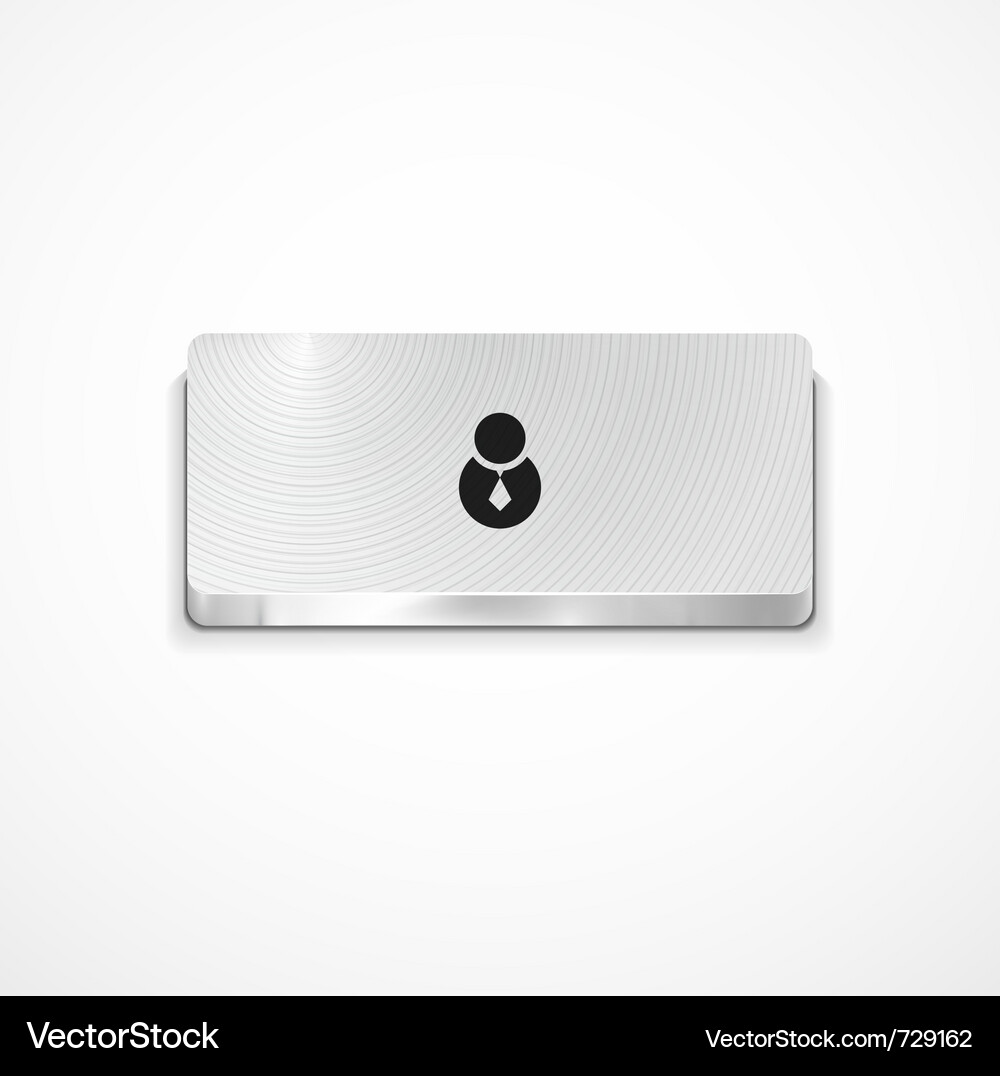 User button Vector Image