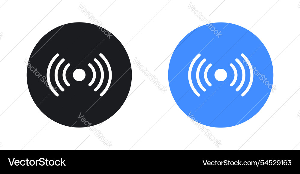 Sensor Icon - Motion Detection vector image
