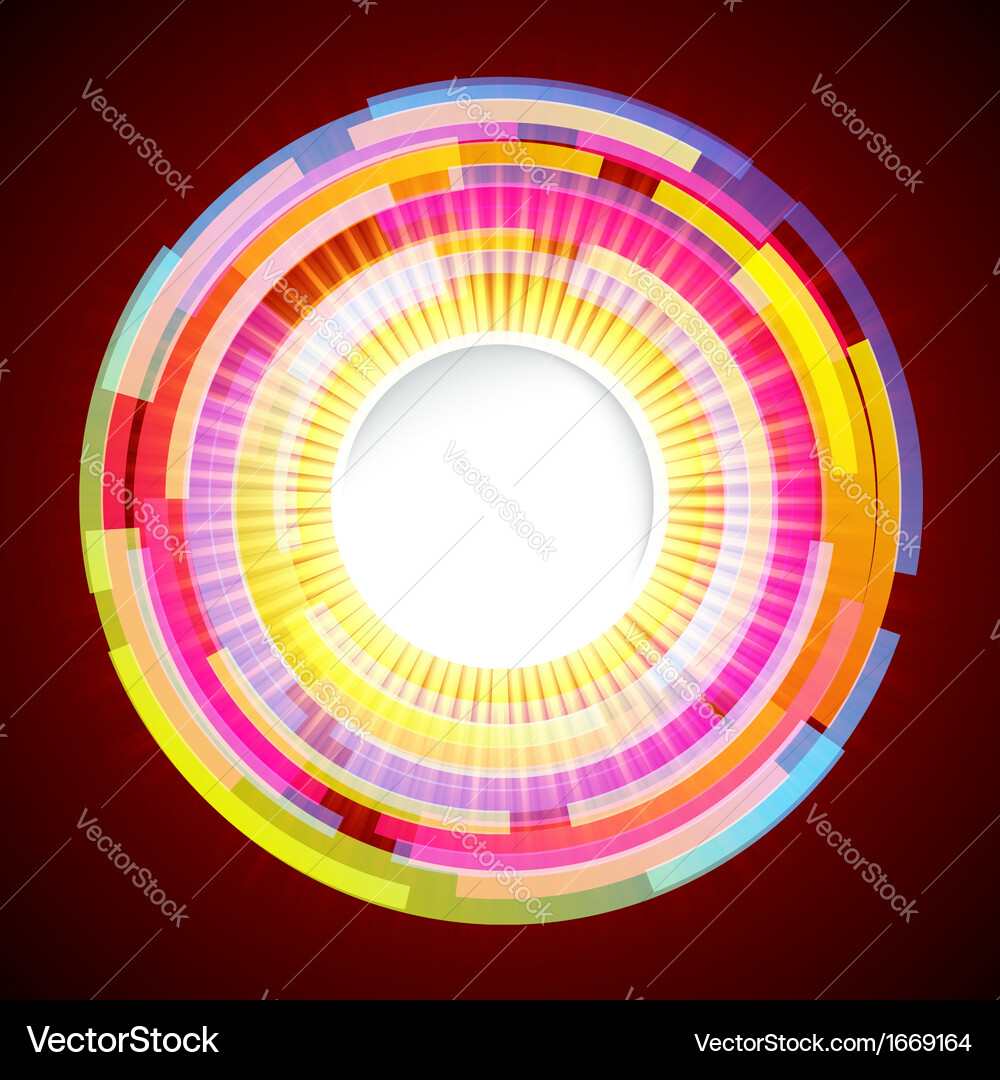 Abstract digital background with a round space Vector Image