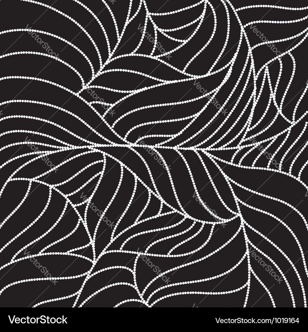 Abstract Wave Pattern with Dots vector image