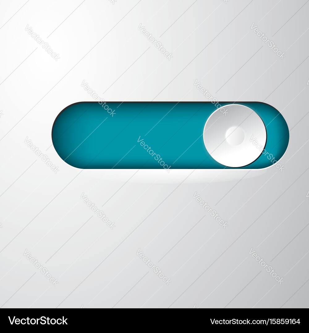 Switch Button - On/Off Toggle vector image