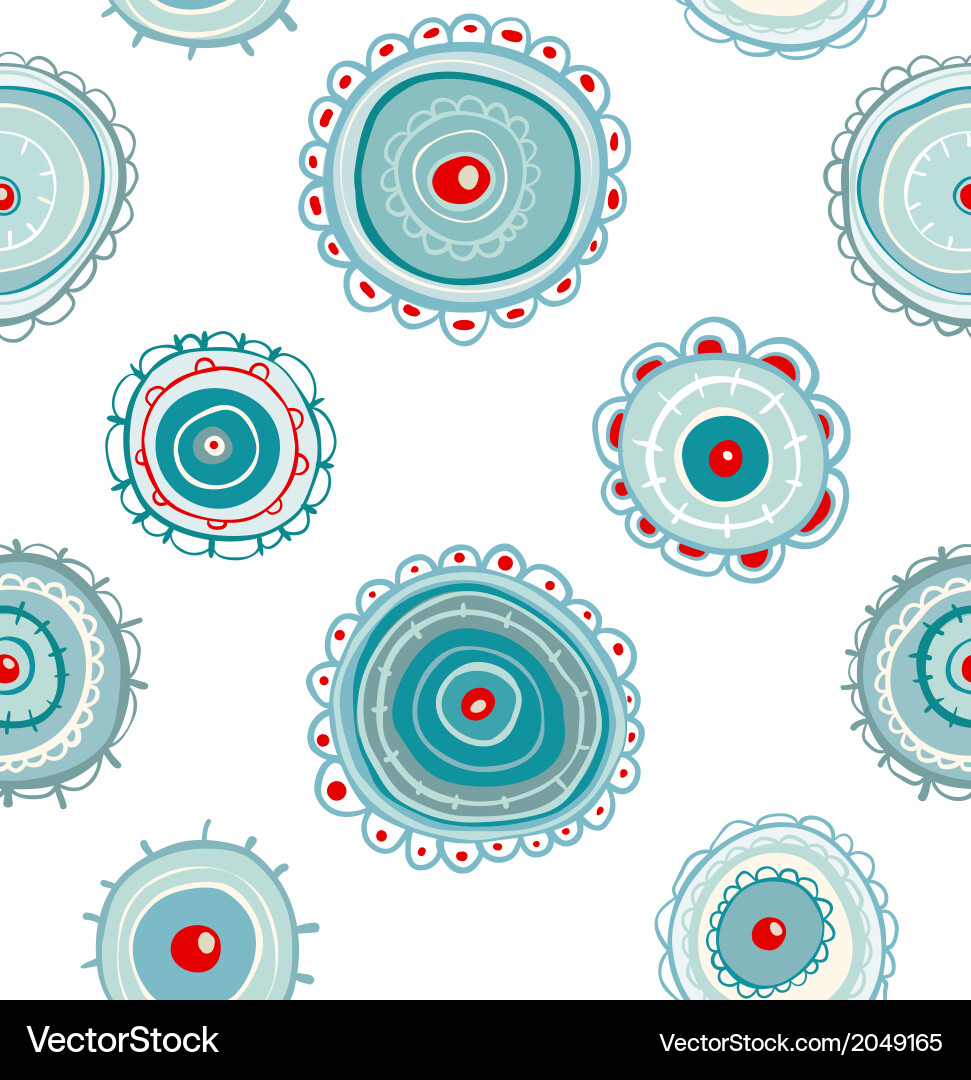 Abstract Circles Pattern Vector Image