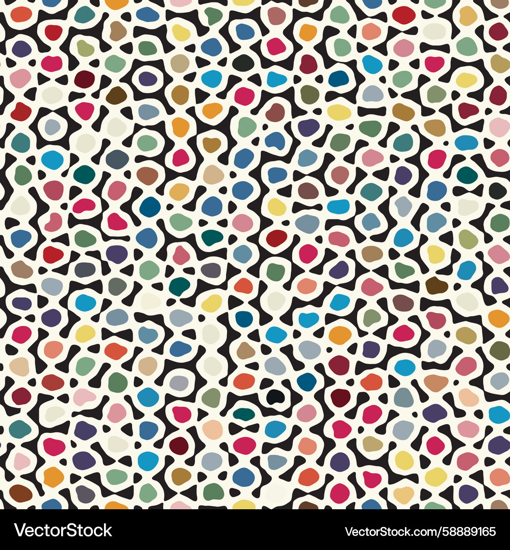 Multicolor contour dots mesh pattern Multicolor contour dots mesh pattern Vector Image