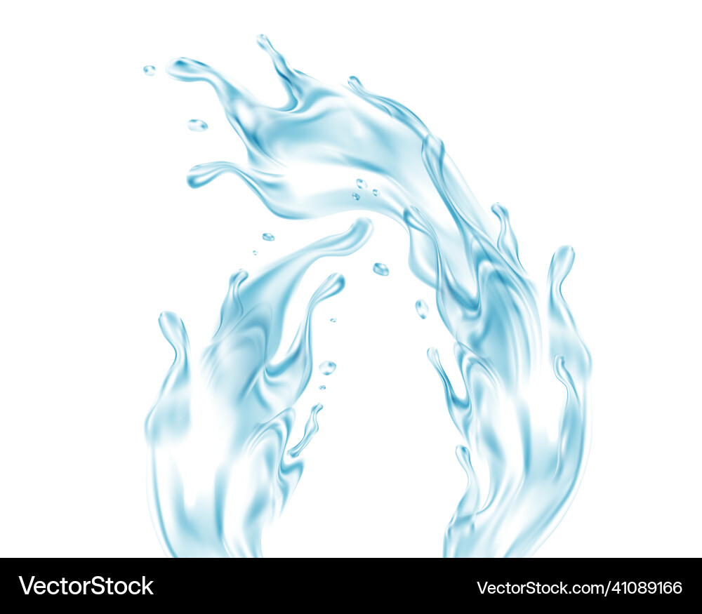Wasserspritzer realistisch transparent isoliert Wasserspritzer realistisch transparent isoliert vektorbild
