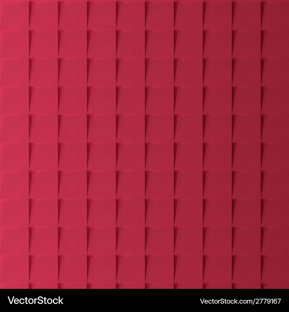 Red Square Pattern Background Vector Image