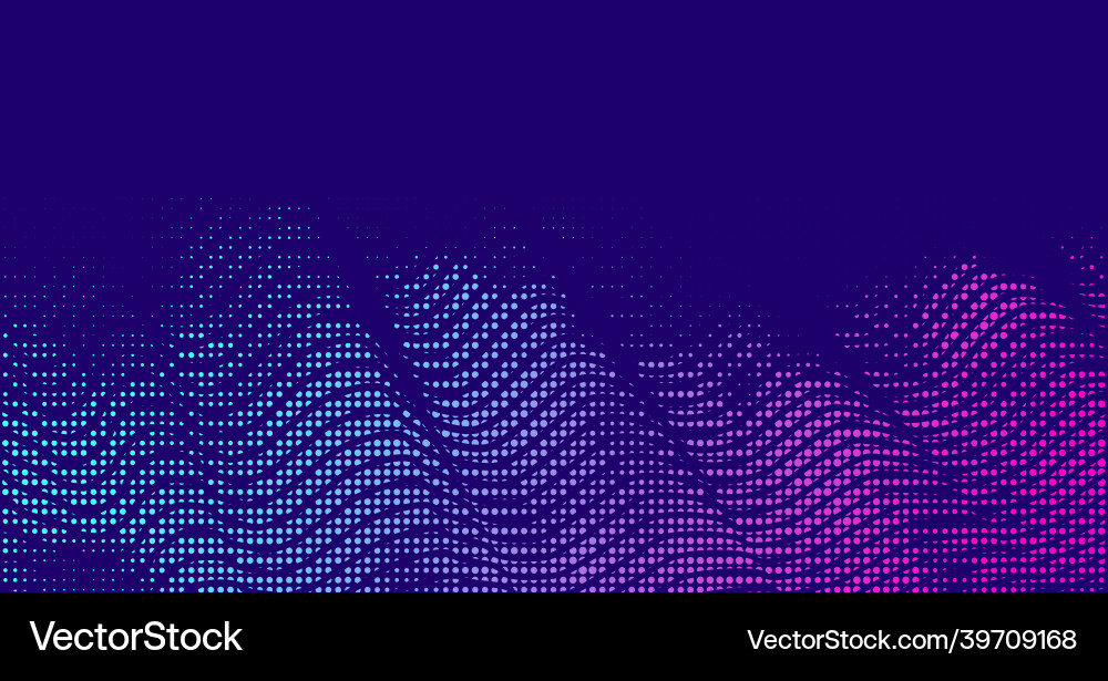 Abstract background halftone gradient vector image